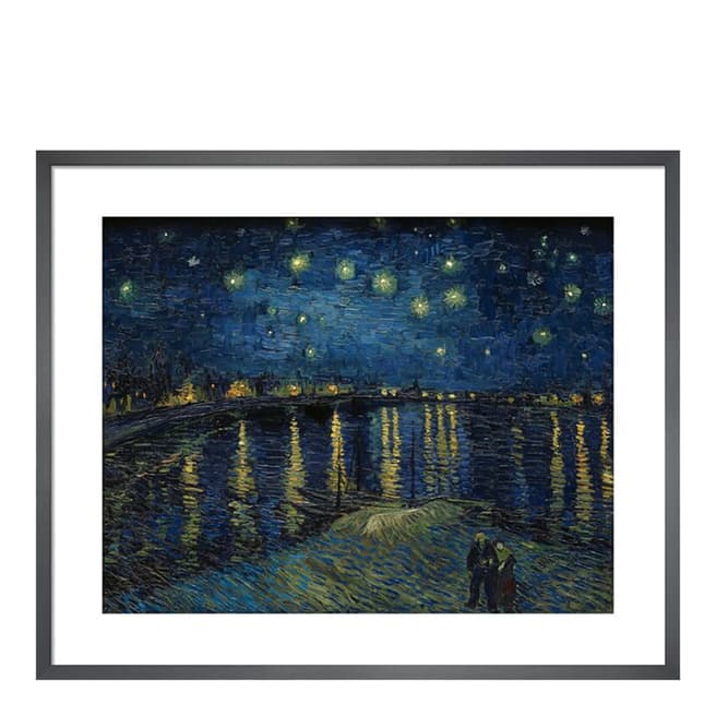 Vincent Van Gogh Starry Night Over the Rhone, 1888 28x36cm Framed Print