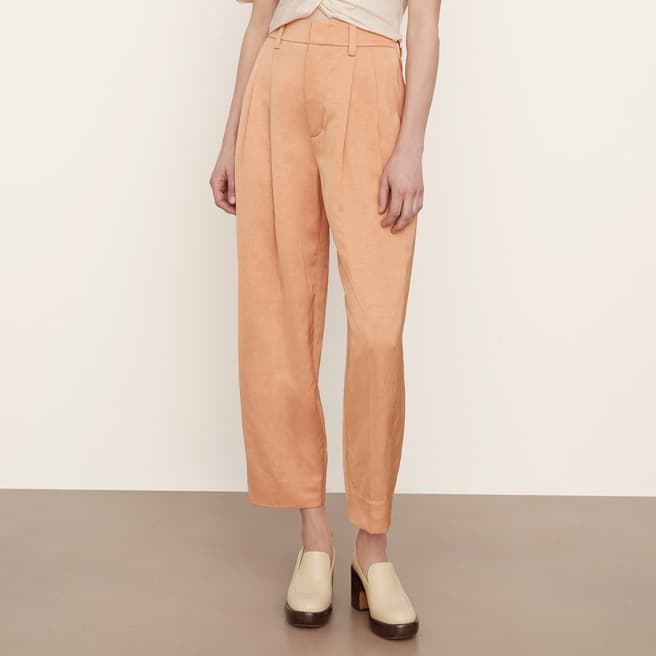 Vince Camel Pleat Front Tapered Trouser