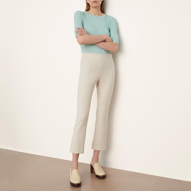 Vince Natural Flared Stretch Trousers