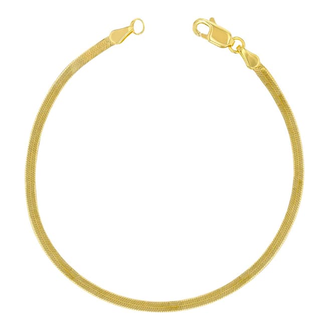 Stephen Oliver 18K Gold Flat Link Bracelet