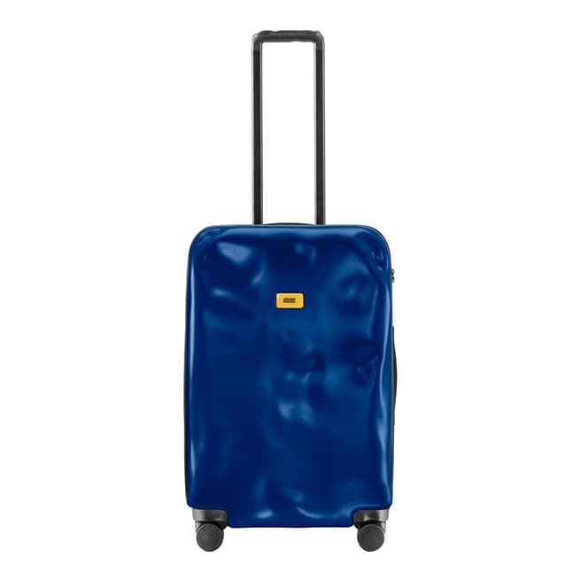 Crash Baggage  Icon Collection Deep Blue Dented Medium Suitcase