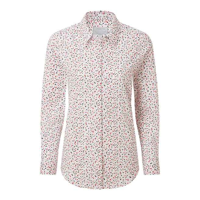 Schöffel White/Pink Sunningdale Print Shirt