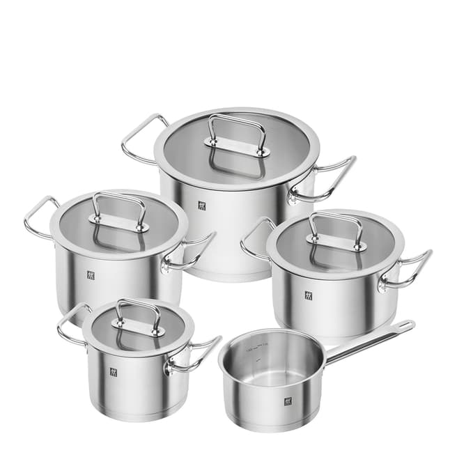 Zwilling 5 Piece Pro Stainless Steel Pan Set