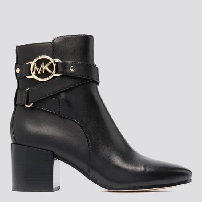 Michael Kors Black Rory mid-rise leather boots