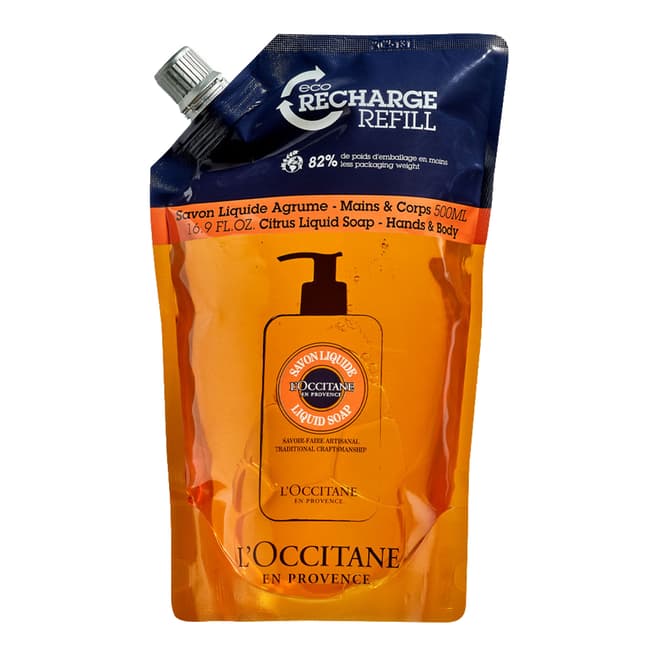 L'Occitane Shea Citrus Handss & Body Liquid Soap Refill 500ml
