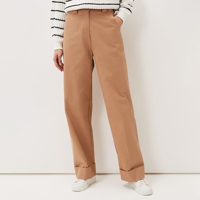 Phase Eight Camel Faya Wide Leg Trousers