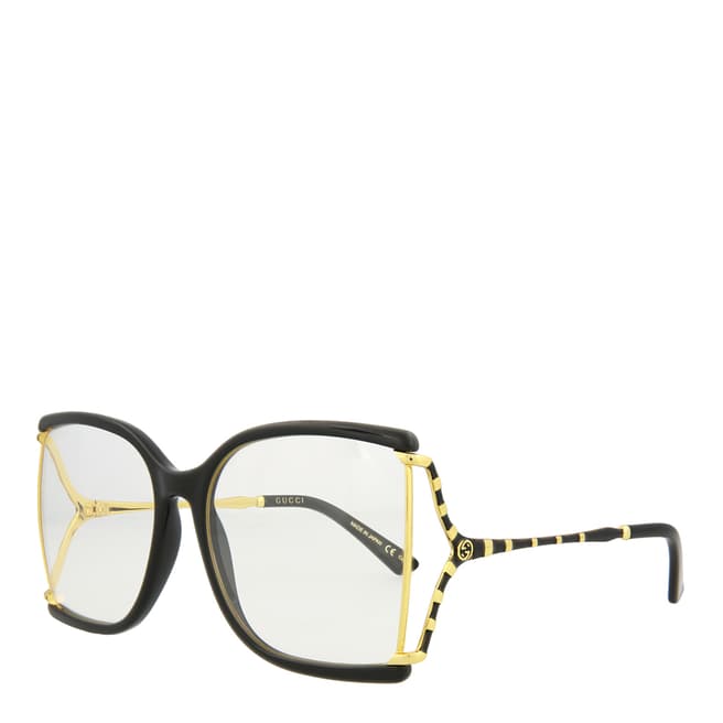 Gucci Women's Black/Transparent Gucci Novelty Sunglasses 60mm