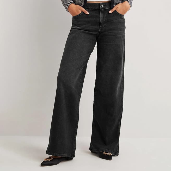 Boden Black Low Rise Stretch Jeans