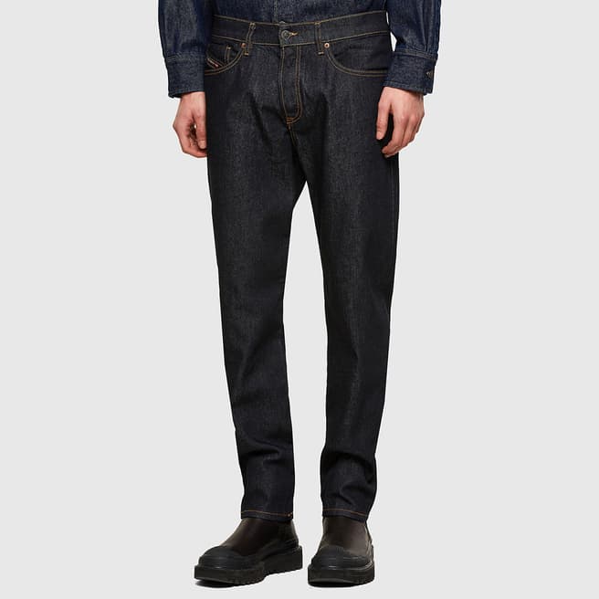 Diesel Black D-Fining Tapered Stretch Jeans