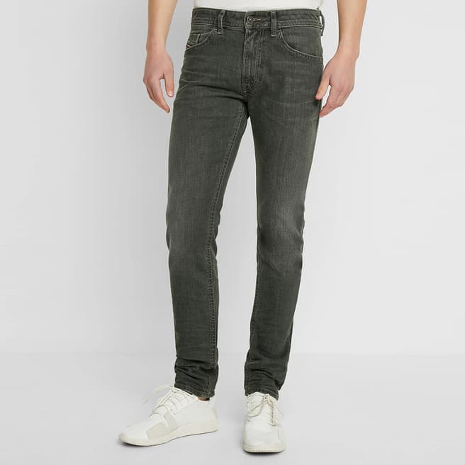 Diesel Washed Grey Thommer Stretch Jeans