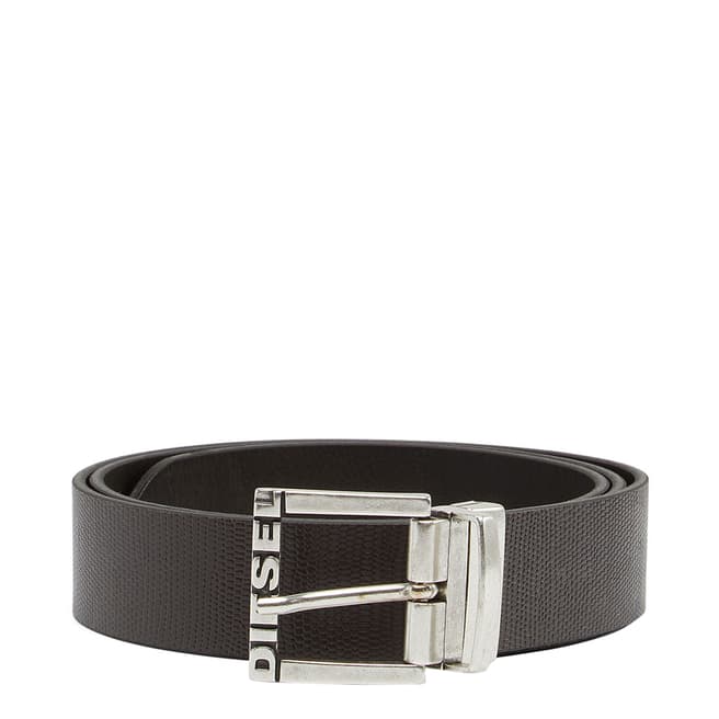 Diesel Brown Shift Leather Belt