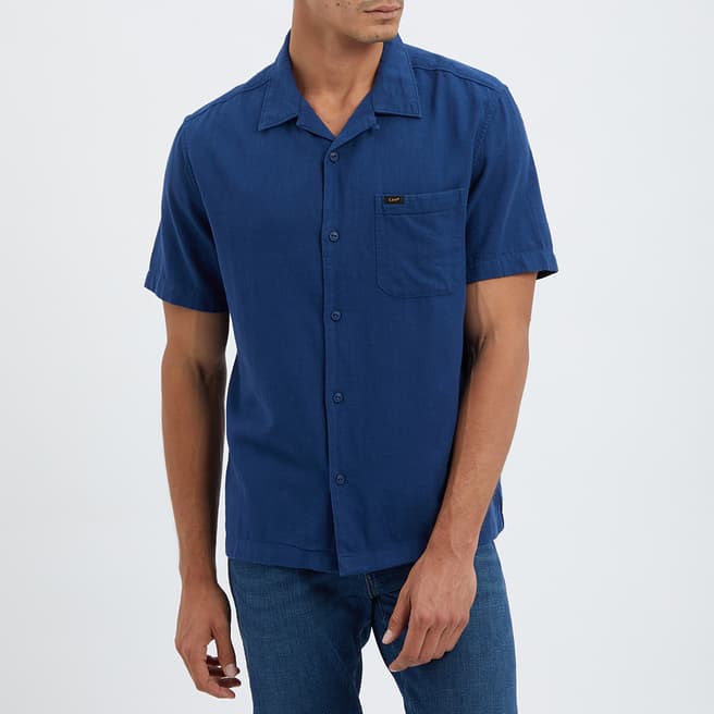 Lee Jeans Blue Resort Shirt