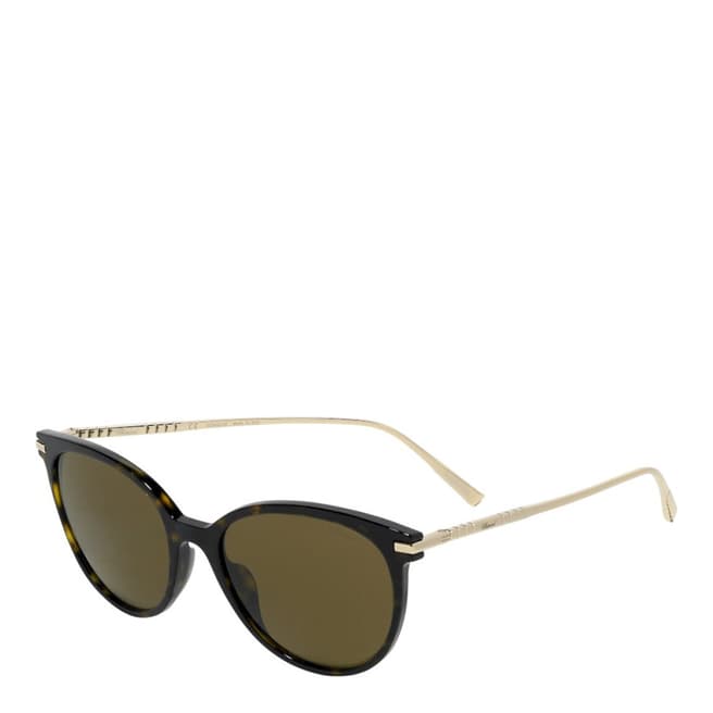 Chopard Women's Black/Gold Choppard Sunglasses 56mm