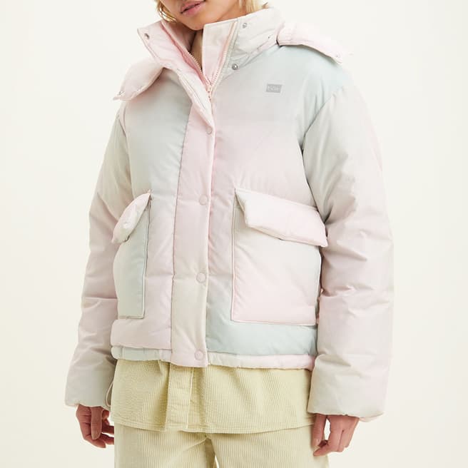 Levi's Pale Pink Luna Short Puffer Jacket