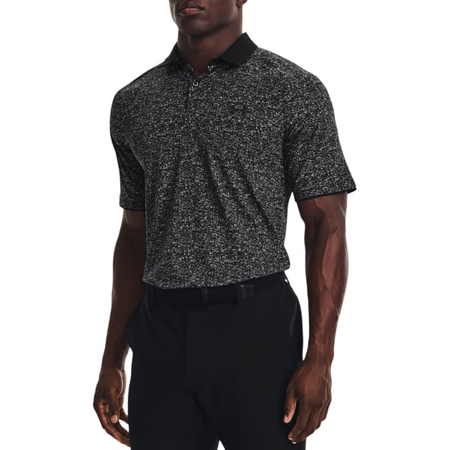 Under Armour Black Iso Chill Stretch Polo Shirt