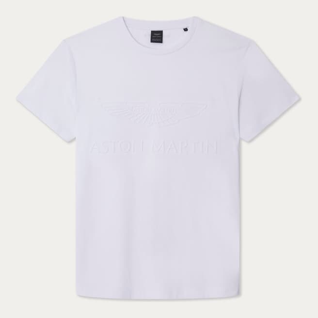 Hackett London White AMR Cotton T-Shirt