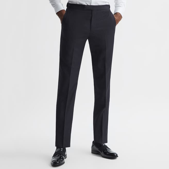 Reiss Navy Expose Tailored Trousers