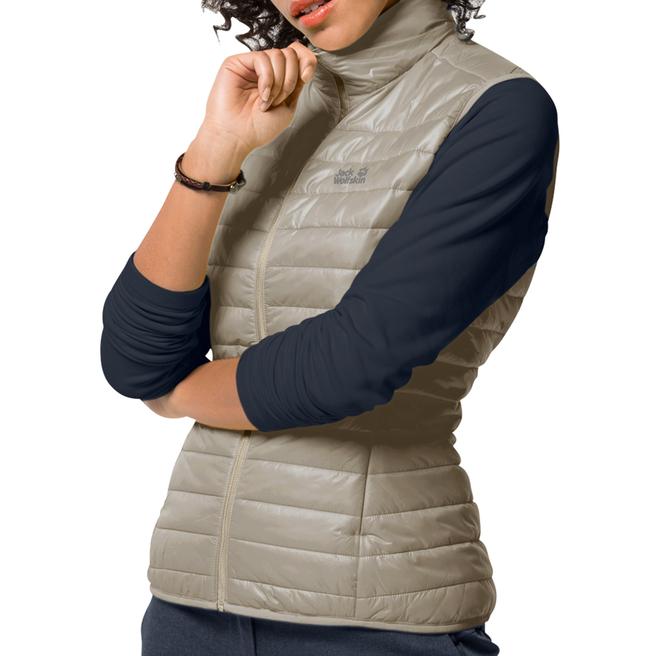 Jack Wolfskin Beige JWP Quilted Gilet