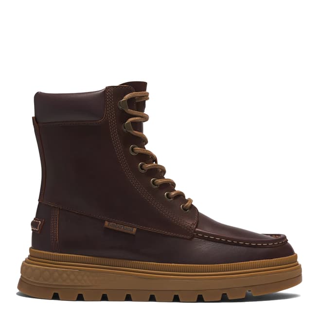 Timberland Rootbeer Ray City Moc Toe Lace Up Boot