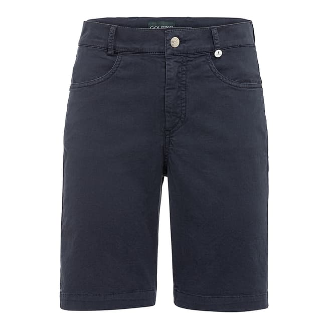 GOLFINO Navy Cotton Stretch Five Pocket Shorts