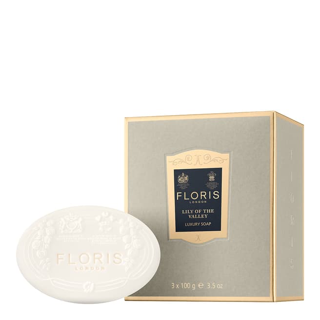 Floris London Lily of the Valley 3 x 100g Soap