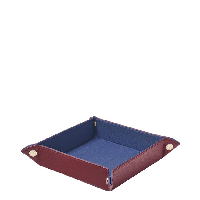 Aspinal of London Bordeaux Pebel Tidy Tray