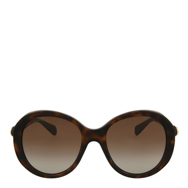 Gucci Women's Brown Gucci Sunglasses 55mm