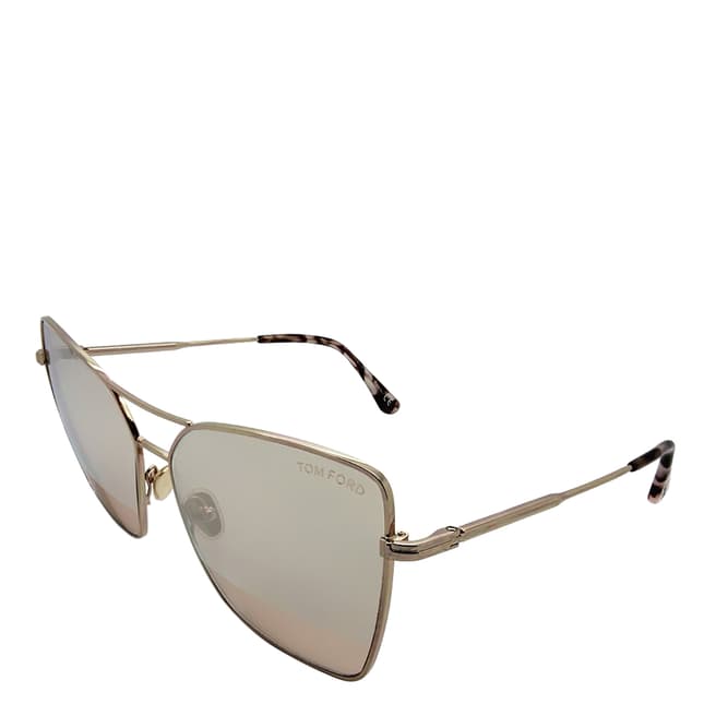 Tom Ford Women's Gold Tom Ford Sunglasses 61mm