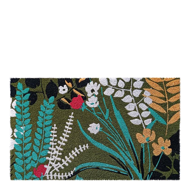 V&A Victoria and Albert Museum Bold Floral Coir Doormat