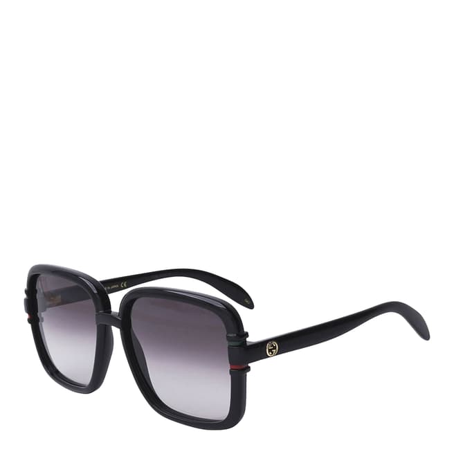 Gucci Women's Black/Gold Gucci Sunglasses 59mm