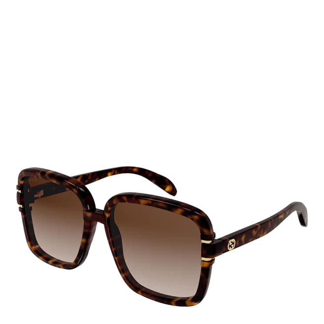 Gucci Women's Brown Gucci Sunglasses 59mm