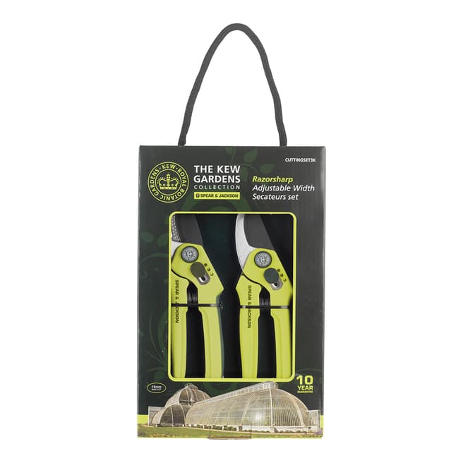 Spear & Jackson Kew Bypass And Anvil Secateurs Gift Set
