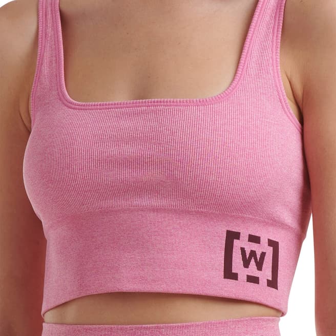 Wolford Pink Shaping Athleisure Sports Bra