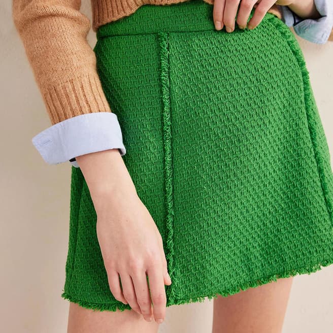 Boden Green Tweed Interest Mini