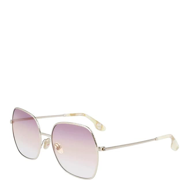 Victoria Beckham Women's Gold/Pink Victoria Beckham Sunglasses 56mm