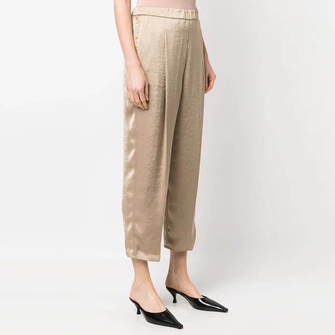 Theory Champagne High Waisted Trousers