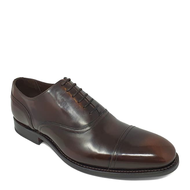 Barker Brown Hi-Shine Pullman 2 Oxford Shoes