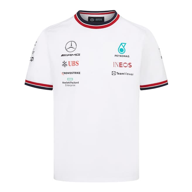 Mercedes White Mercedes Driver T-Shirt