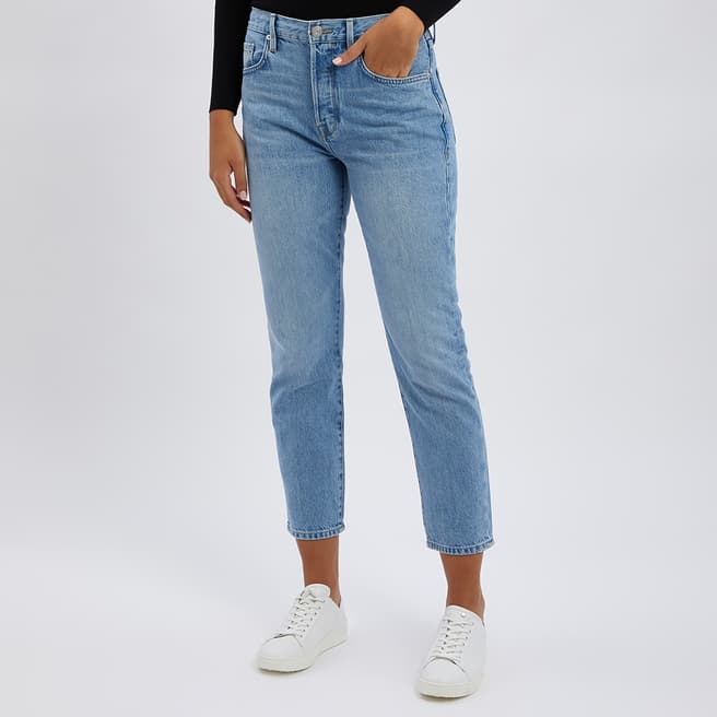 Frame Denim Mid Blue Le Original Straight Jeans
