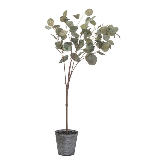 Hill Interiors Faux Potted Eucalyptus Tree