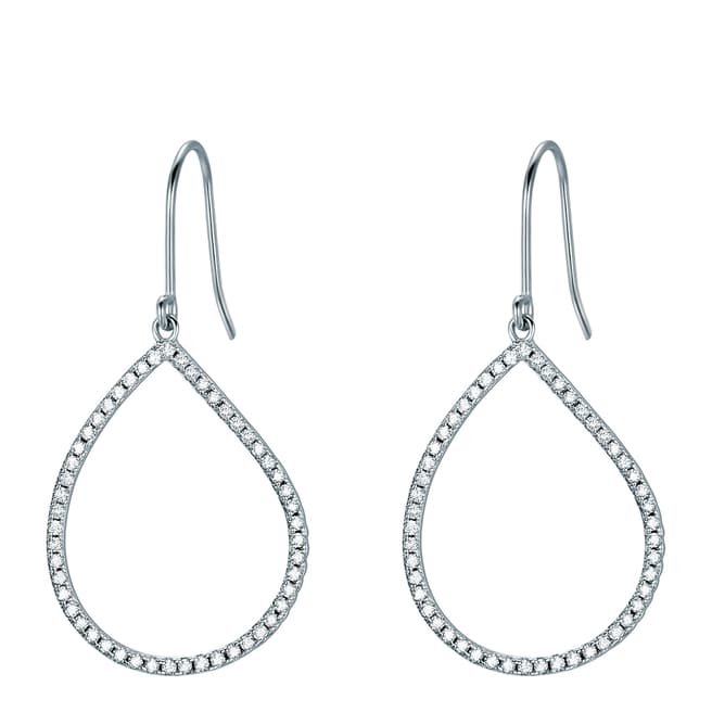 Lindenhoff Silver Tear Drop Design Earrings