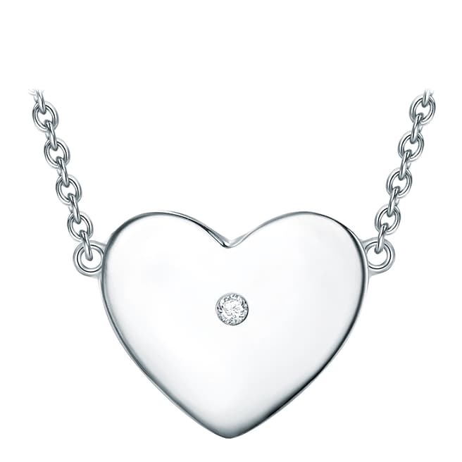 Lindenhoff Silver Heart Pendant Necklace