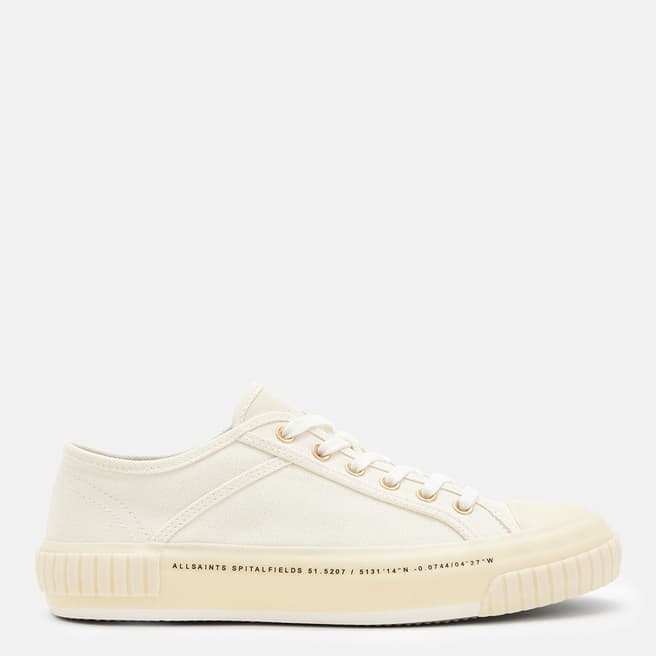 AllSaints White Jackie Ghost Trainers