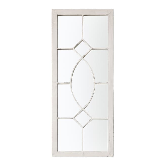 Gallery Living Milpitas Outdoor Mirror, White