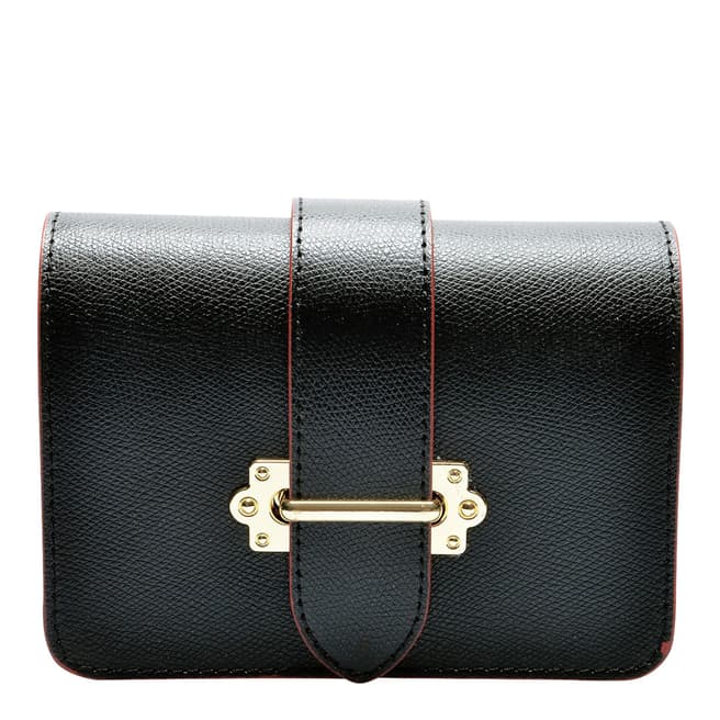 Renata Corsi Black Italian Leather Waist Bag
