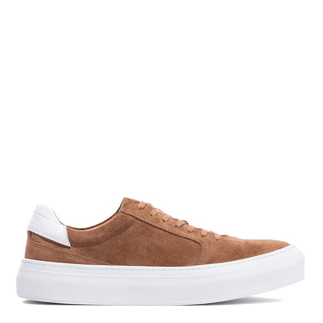 Oliver Sweeney Tobacco Tan Limia Leather Trainers