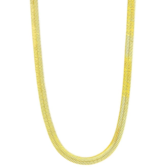 Stephen Oliver 18K Gold Flat Chain Necklace
