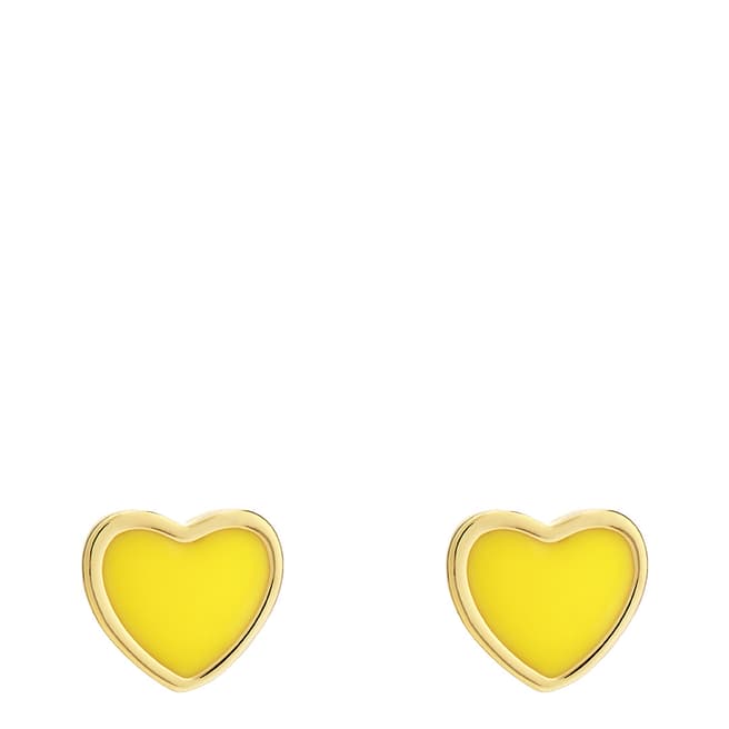 MeMe London 18K Gold Yellow Electric Love Studs