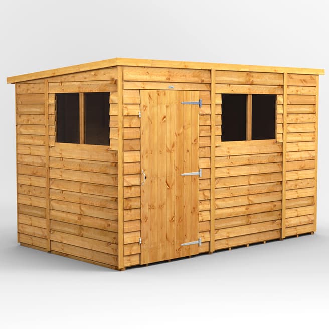 Power Sheds SAVE £105 - 10x6 Power Overlap Pent Shed