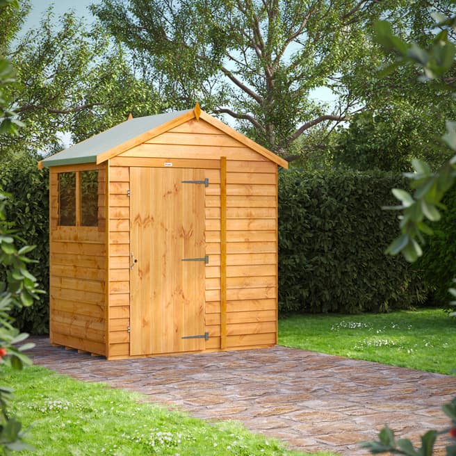 Power Sheds SAVE £70 - 4x6 Power Overlap Apex Shed